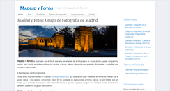 Desktop Screenshot of madridyfotos.com